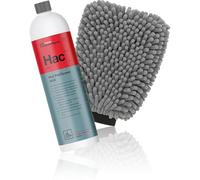 wortek Kit de pré-nettoyage pour bateau Koch Chemie Hull Precleaner Acid 1 l Hac avec gant de lavage en microfibre GFK Nettoyant acide pré-nettoyant pour pont de bateau