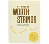 Worth Strings, Low-G Cordes pour ukulélé ténor Marron fluoro-carbone Medium (0.0224-0.0260-0.0291-0.0358)