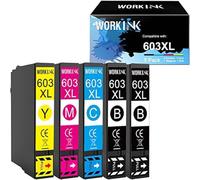 Worthdo 603Xl Ink Cartridges Compatible With 603 For Use With Expression Home Xp-2100 Xp-2105 Xp-3100 Xp-3105 Xp-4100 Xp-4105 Workforce Wf-2830 Wf-2835 Wf-28310 Wf-2850 11