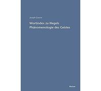 Wortindex Zur Phänomenologie Des Geistes