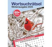 Wortsuchrätsel Winterausgabe 2025: Extra Große Buchstaben für Senioren