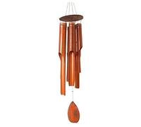WORU Carillon à Vent en Bambou, Marron, 40 cm