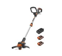 WORX 20V 30cm Battery-Powered Grass Trimmer WG163E (2pc 2.0Ah 20V, WG163E.3)