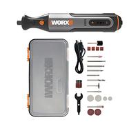 WORX 8V Outil Rotatif Multifonction Sans Fil WX106, 23 Accessoires USB | Chargeur USB Mandrin 3,2 mm Taille d'embout, 5 Vitesse Variable 5000-28000 tr/min, Graver, Découper, Percer, Polir, Meuler