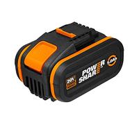 WORX - Batterie Lithium-Ion 20 V / 5 Ah - Batterie WORX 20 V compatible avec outils de bricolage et de jardinage WORX PowerShare 20V / 40V - Longue durée de vie