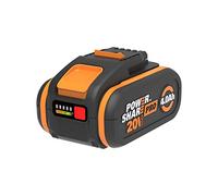 WORX Batterie Professionnelle Haute capacité 18 V (20 V Max) 4,0 Ah avec indicateur, PowerShare, WA3014