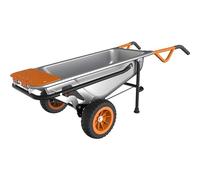 WORX Brouette Aerocart WG050E 8-en-1, multifonction, pneus anti-crevaison