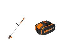 WORX - Débroussailleuse sans Fil 40V - 2Ah - WG183E.9 - Ø33 cm & Batterie Lithium-ION 20V - 4Ah - WA3553