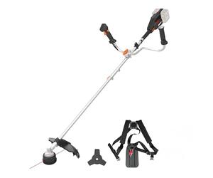 WORX Débroussailleuse sans Fil 40V WG084E.9, Lame de 25,5 cm, Fil de Coupe 38cm, Poignée Guidon, Moteur Brushless, Capot de Protection, Compacte et légère, livrée sans Batterie ni Chargeur