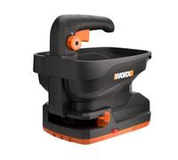WORX Épandeur de semences sans Fil 20 V, 6 Vitesses, Distance maximale de 1,5 m, épandeurs d'engrais 8 réglages de débit, épandeur de Diffusion Plus Facile Que Les épandeurs manuels pour pelouse