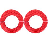 WORX Fil de Coupe de 6m WA0205, Ø2,4mm, pour des Coupes Nettes et Précises, Compatible avec Les Débroussailleuses WG084E et WG186E (Lot de 2)