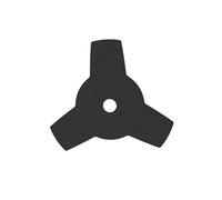WORX - Lame de Rechange d'origine 25 cm - Compatible avec la Débroussailleuse sans Fil WG084E.1 et WG084E.9 - Lame Durable - Les Travaux intensifs et Débroussaillage - WA0322