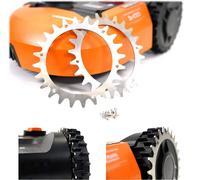 Worx Landroid L - Crampons anti-dérapants L 225 mm (2 pcs) pour roue de robot tondeuse