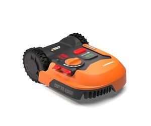 WORX Landroid Plus WR169E Robot Tondeuse Connecté e t Intelligent, 250 m² Surf.Max 300 m², Installation Facile, Configurable, Pente 35%, détecteur de Pluie, Coupe près des Bordures, Tonte Rapide