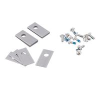 Worx Lot de 12 lames de rechange WA0190 pour Landroid et Landroid Plus – 12 vis