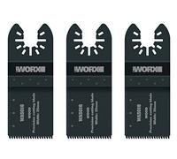 WORX Lot de 3 lames de précision WA5016.3 Ø35 mm | Lames de coupe de précision Ø35 mm pour outils multifonctions WORX compatibles