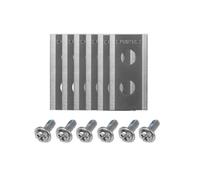 WORX Lot de 6 Lames Améliorées WA0789, pour Robots Tondeuses LANDROID, Longue Durée de Vie, Livrées avec 6 Vis de Fixation, Accessoire d'origine