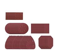 WORX Lot de 75 feuilles abrasives WA2028 pour WX820 | Assortiment de grains, fixation Velcro et excellente résistance à l'usure