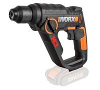 WORX Marteau perforateur sans Fil 20V WX390.9, Force de Fappe de 1,2J, 13mm Béton, Mandrin ⌀13mm, Pour Percer, Visser et Perforer, Léger et Ergonomique, Sans Batterie ni Chargeur