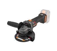 WORX NITRO Meuleuse d'Angle sans Fil Brushless 20V WX814.9, Disque 125 mm, 8600 tr/min, Multimatériaux, Livrée avec capot de protection, Disque de meulage pour métal, sans Batterie ni Chargeur