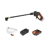 WORX - Nettoyeur à pression et pulvérisateur portable sans fil Hydroshot 20V-2Ah - WG620E (Livré avec batterie et chargeur, set d'accessoires)