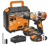 WORX NITRO 18V20V MAX Perceuse à Percussion sans Fil WX354.1 PowerShare PRO Brushless 60 N.m