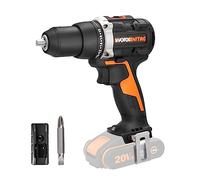 WORX Nitro - Perceuse-visseuse Brushless sans fil 20V-2Ah- 60Nm ⌀13mm- WX102.9 (Livrée sans batterie ni chargeur, 3 accessoires de vissage/perçage)