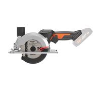 WORX NITRO - Scie Circulaire sans Fil 20V - Moteur Brushless - Scie Multimatériaux - Avec 3 Lames ⌀ 115 mm - Coupe d'onglet 0 - 46° - ⌀ 120 mm - WORX WX531.9 (livrée sans batterie ni chargeur)