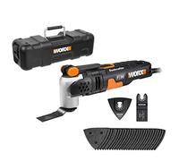 WORX - Outil multifonctions Sonicrafter F30 350W - Pour couper, polir, poncer, etc. - Accessoires universels - WX680 (Livré avec coffret de rangement et 39 accessoires multimatériaux)