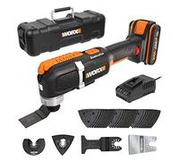 Worx Outil oscillant multifonction 20V WX696 – 5000/6000 tr/min, 3,6° – 1 bat. 2Ah + chargeur rapide