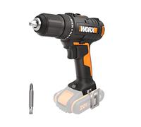 WORX - Perceuse-visseuse sans fil 20V - 40Nm ⌀13mm- WX108.9 (Livrée sans batterie ni chargeur, 1 double embout)