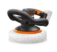 WORX Polisseuse Orbitale sans Fil 20V WX856.9, Plaque ⌀254 mm, Moteur Puissant, Design Compact et Ergonomique, Avec 2 Bonnets de Haute Qualité, Sans Batterie ni Chargeur
