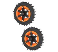 WORX Roues lestées cramponnées WA0955 pour Landroid Plus | Améliorent la traction sur terrains humides, aèrent le sol et facilitent la tonte en pente