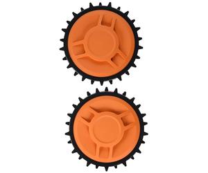 WORX Roues lestées tout-terrain WA0950 pour Landroid | Améliorent l'adhérence sur terrains difficiles et pentes jusqu'à 45 %, installation rapide