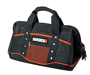 WORX Sac de rangement WA0076 pour outils et accessoires | Grand compartiment, multiples poches, poignées renforcées et conception résistante