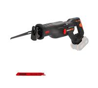 WORX Nitro - Scie sabre brushless sans fil 20V - WX516.9 (Livrée sans batterie ni chargeur, Changement Rapide de Lame, Vitesse de Coupe Variable, Lumière LED, 1 lame bois et 1 lame métal)