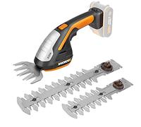 Taille-haies Worx wg801e. 9 20 v herbe et de sculpte-haie wg801e + couteau de 3 différents sans batterie et chargeur