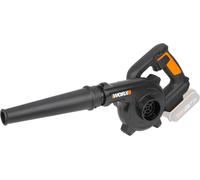 WORX - Souffleur sans fil 20V-2Ah - WX094.9 (260km/h, 3 niveaux pour un soufflage, livré sans batterie ni chargeur)