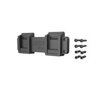 WORX Support mural WA1014, pour Batteries Worx Powershare, Double port, Idéal pour ranger vos batteries dans votre atelier ou garage, Fixation simple et robuste, Conception légère et compact