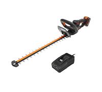 Worx Taille-haie sans Fil WG263E 20 V 57 cm - Lames à Double Action, capacité de Coupe de 27 mm, Prise en Main Ergonomique Douce, léger, avec Batterie 4,0 Ah et Chargeur