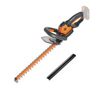 WORX - Taille-haies sans fil - 20V- Lame de 45 cm- WG261E.9 (Livrée sans batterie ni chargeur, poignées avec 2 positions, lame double action, compatible avec les outils et batteries PowerShare)