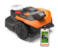 WORX Vision Cloud 2WD Robot Tondeuse WR305E, sans Fil périphérique, jusqu'à 500 m² (évitement d'obstacles par IA, Navigation VSLAM + RTK Cloud, cartographie Automatique, contrôle Via l'application)