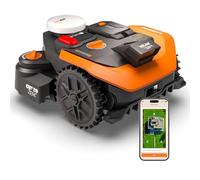 WORX Vision Cloud 2WD Robot Tondeuse WR308E, sans Fil périphérique, jusqu'à 800 m² (évitement d'obstacles par IA, Navigation VSLAM + RTK Cloud, cartographie Auto, contrôle Via l'app, Cut-to-Zero)