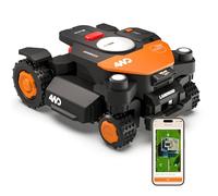 WORX Vision Cloud 4WD Robot Tondeuse WR340E, sans Fil périphérique, jusqu'à 600 m² (évitement d'obstacles par IA, Navigation VSLAM + RTK Cloud, Pente de 84%, cartographie Auto, contrôle Via l'app)