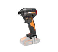 WORX Visseuse à chocs sans Fil 20V WX265.9, Couple Max de 200 Nm, 3 Vitesses, Moteur Brushless, Applications Multiples, Compacte et Ergonomique, Eclairage LED, Sans Batterie ni Chargeur