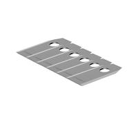 Worx WA0779 Lames de rechange pour tondeuse robot Landroid, 6 lames durables + 6 vis, jusqu'à 12 mois de temps de coupe (3 fois plus durable, haute résistance à la corrosion, compatible avec tous les