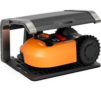 WORX - Garage avec Toit Rigide pour Robots Tondeuses WORX Landroid - Protège de la Pluie, du Soleil et du Vent - Facile à Installer - WA0195 (Noir)