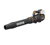 WORX WG582.9 Souffleur électrique sans fil avec 780 CFM et 290 km/h, souffleur de pelouse sans balais avec puissance semblable au gaz et 57 dB, piles et chargeur non inclus