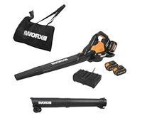 Worx WG583E Souffleur de Feuilles sans balais à Double Batterie 36 V (40 V Max) Noir