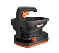 WORX WG869E.9 Épandeur universel à batterie 20 V, largeur d’épandage de 5 m, réservoir de 3,3 L, portée jusqu’à 550 m² par remplissage, quantité d’épandage réglable, pour engrais et sel de déneigement